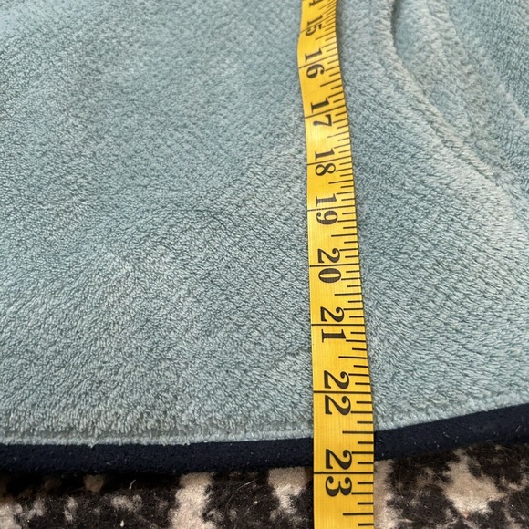 Patagonia Jacket Womens S Small blue Fleece Snap Buttons Pockets Logo - Picture 6 of 6